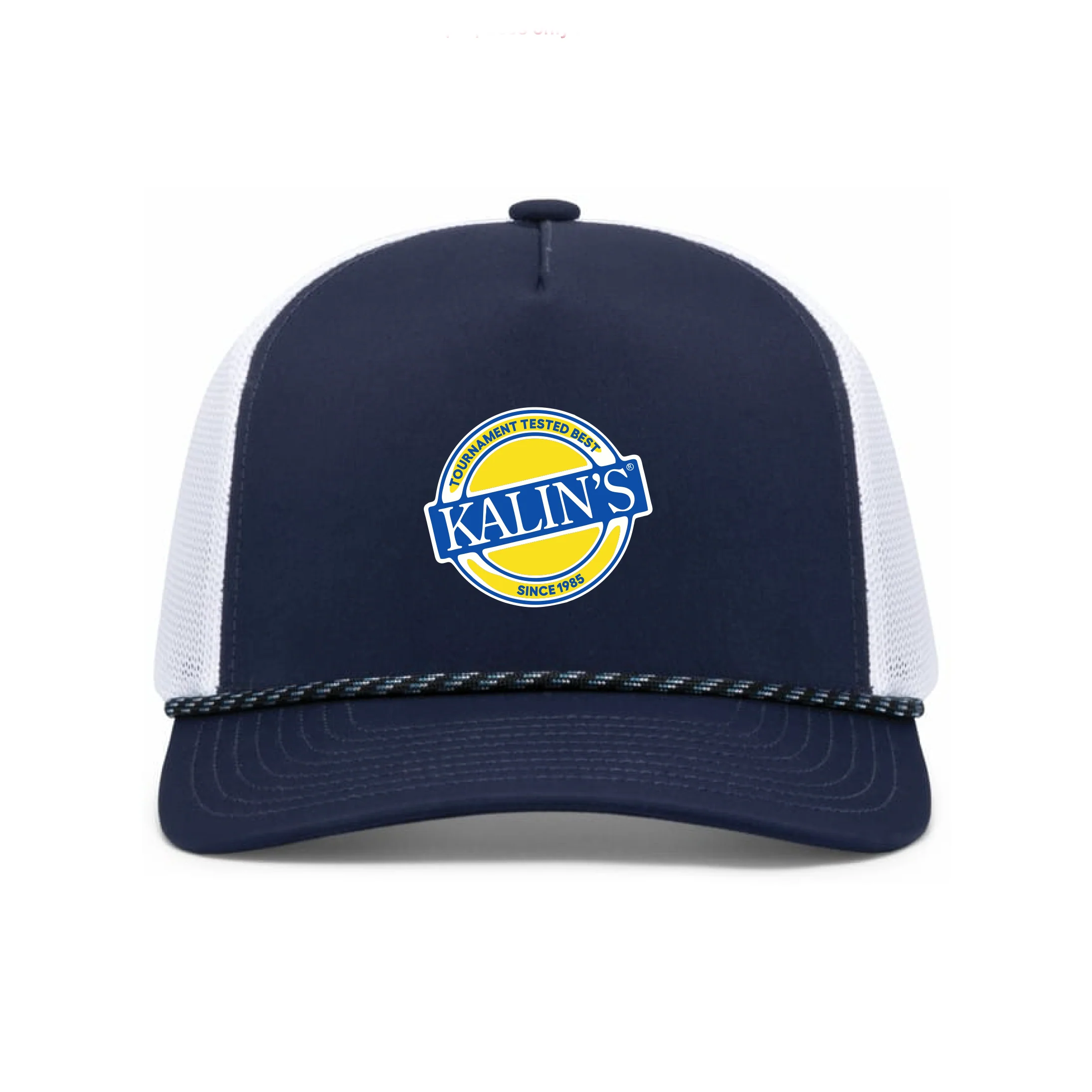 Kalin's Navy/White Rope Hat